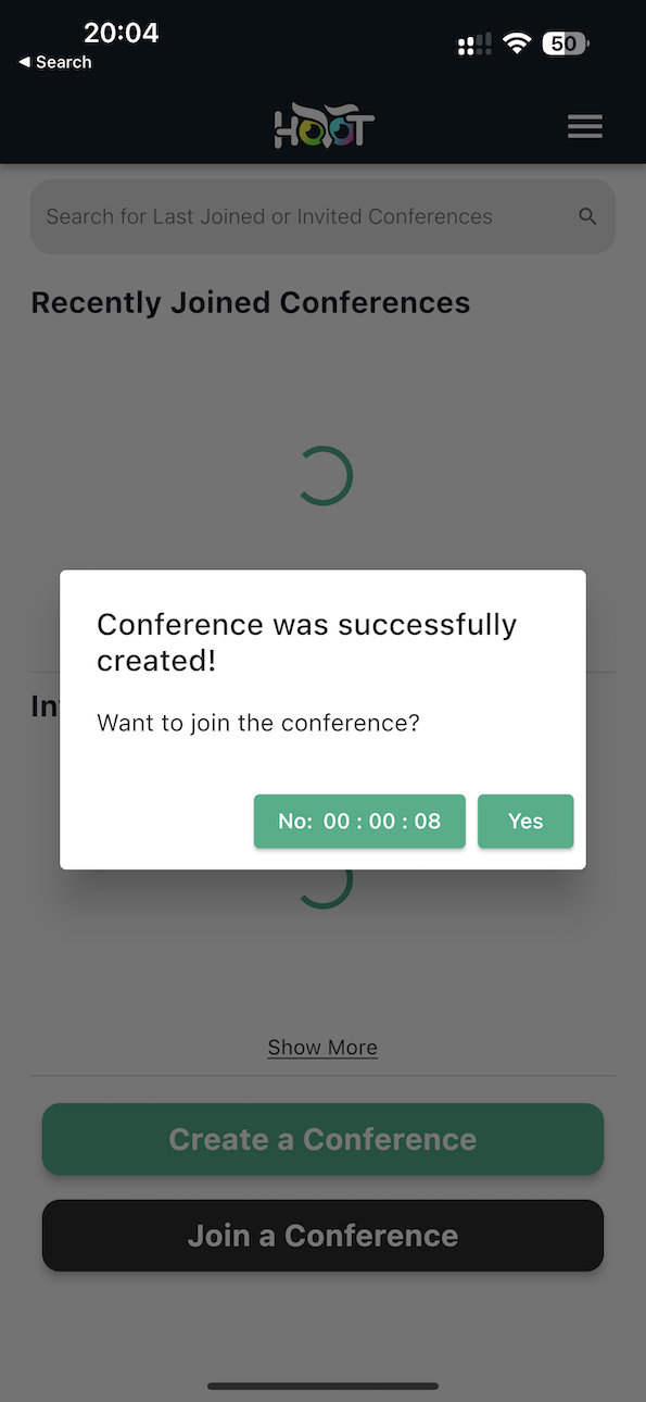 conference create join